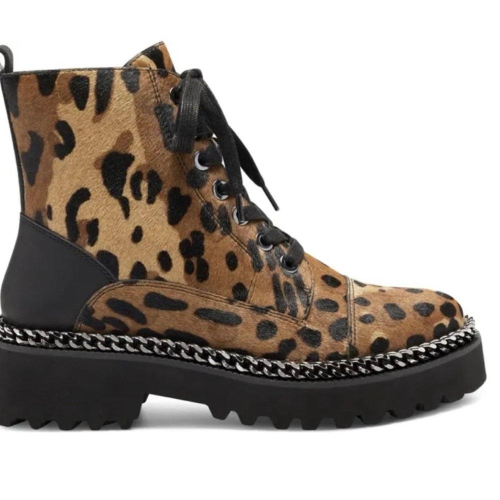 Vince Camuto Calf Skin Combat Boots